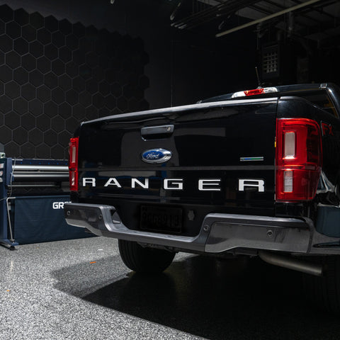 Ford Ranger Vinyl Inlay Tailgate  Letters | Solid Colors | '19-'23