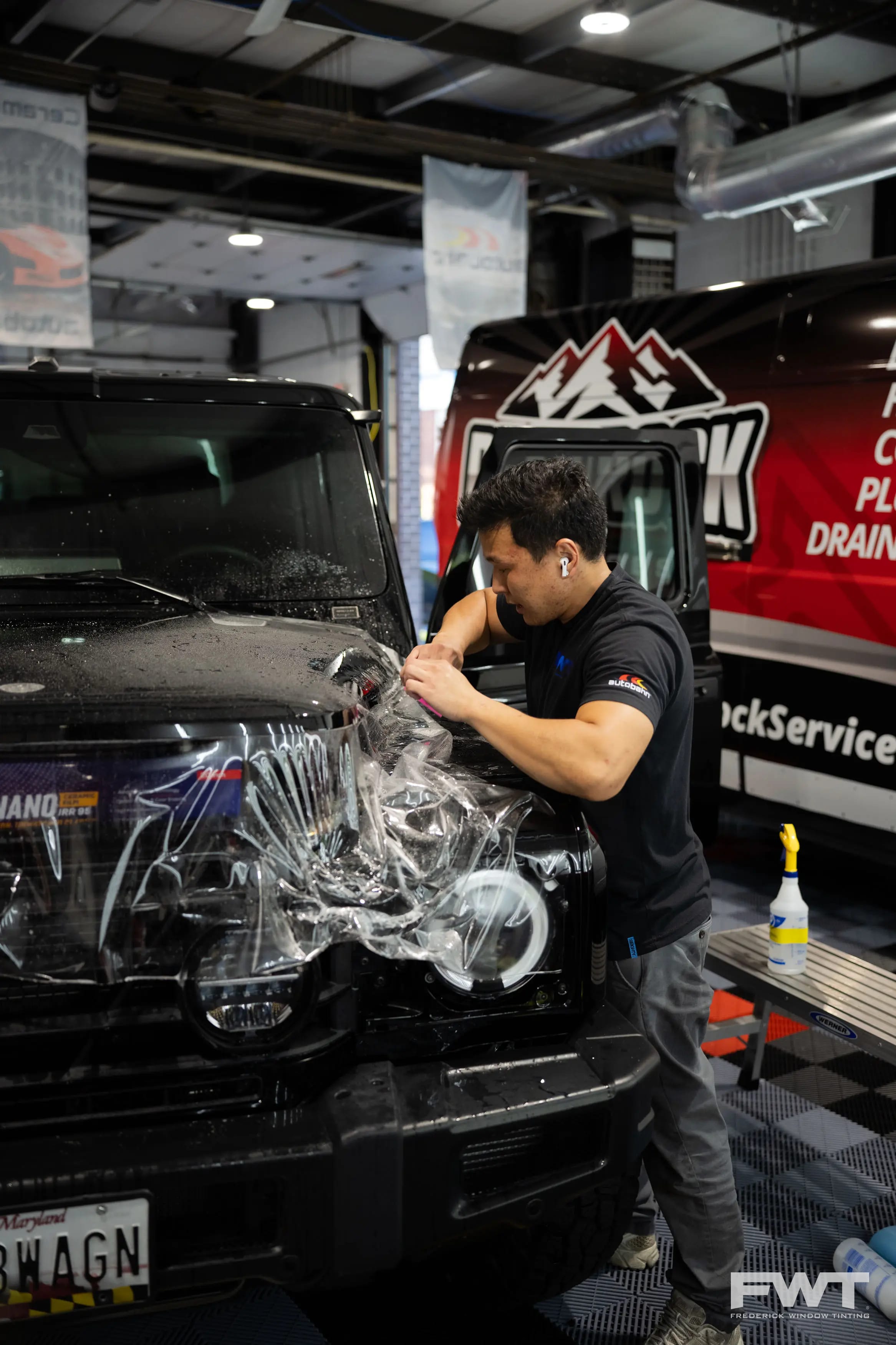 Automotive Window Tinting on a 2026 Ineos Grenadier in Frederick, Maryland