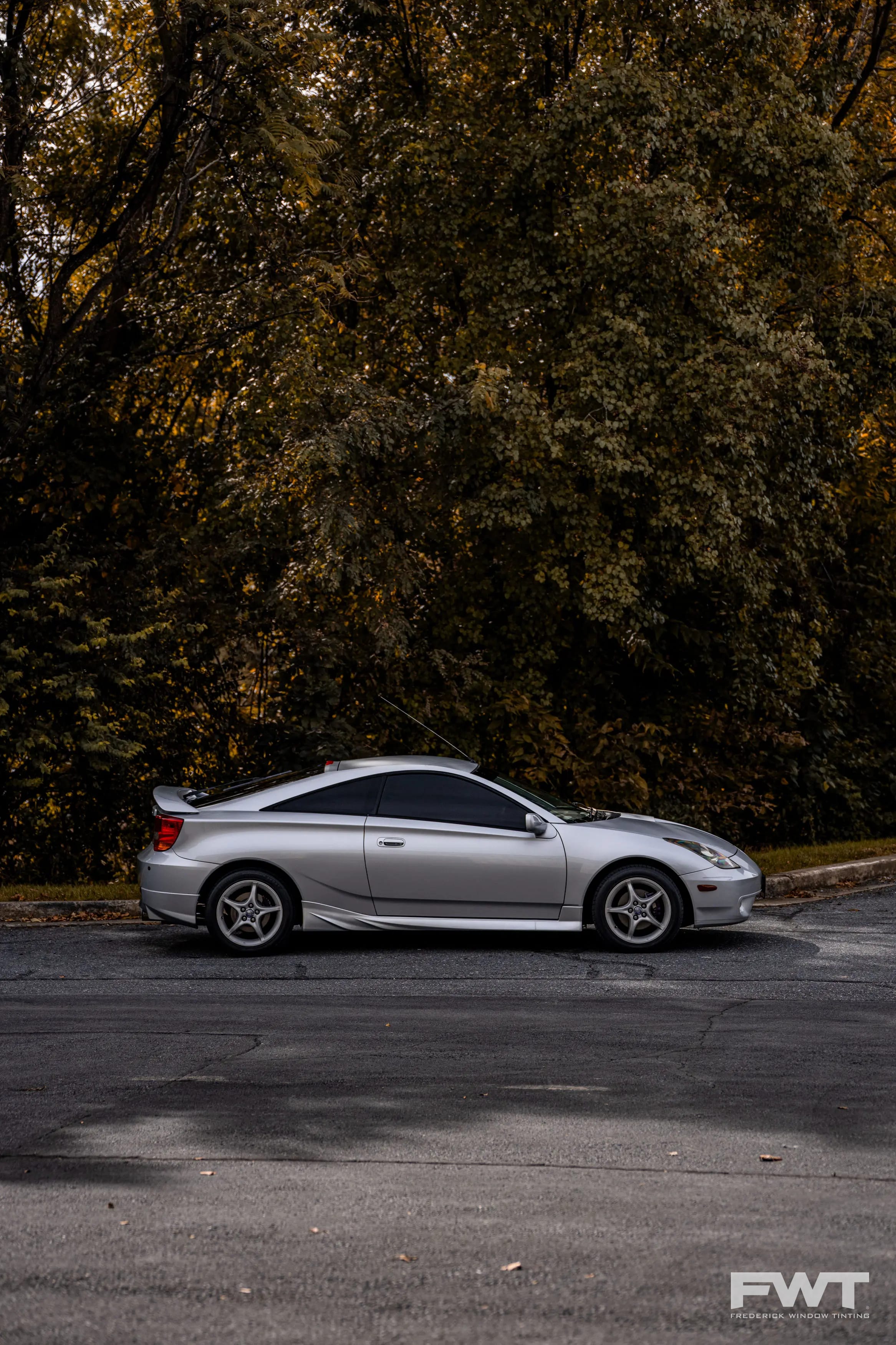 Automotive Window Tinting on a 2000 Toyota Celica Hatchback in Frederick, Maryland