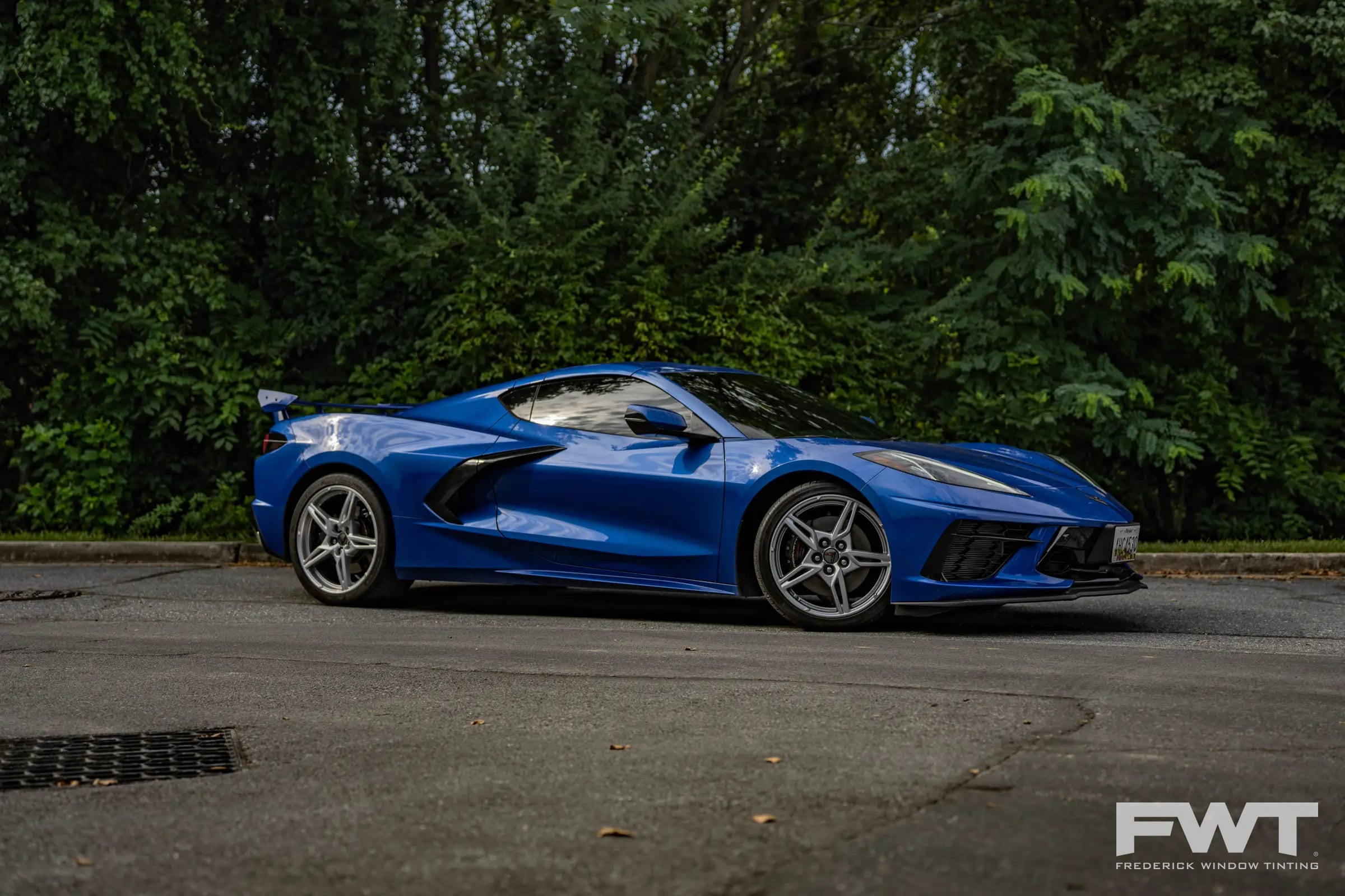 Automotive Window Tinting on a 2022 Chevrolet Corvette Coupe in Frederick, Maryland