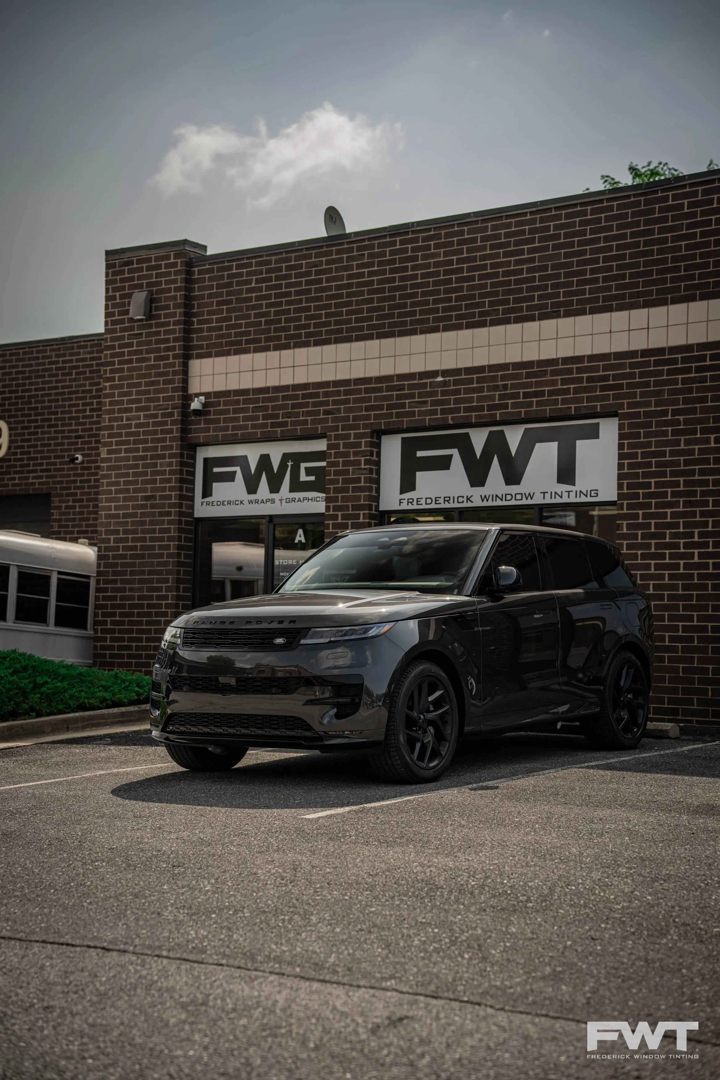 Automotive Window Tinting on a 2024 Land Rover Range Rover Sport in Frederick, Maryland