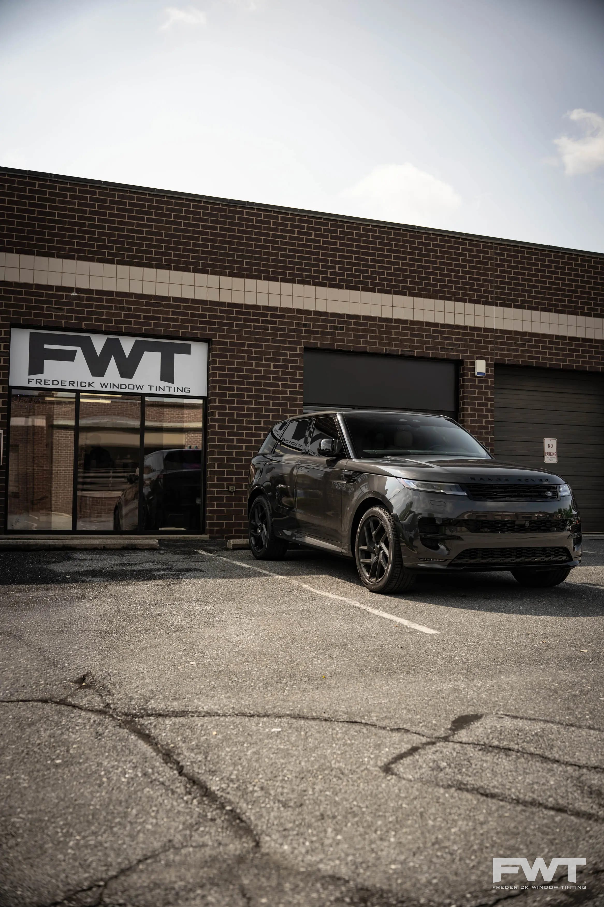 Automotive Window Tinting on a 2024 Land Rover Range Rover Sport in Frederick, Maryland