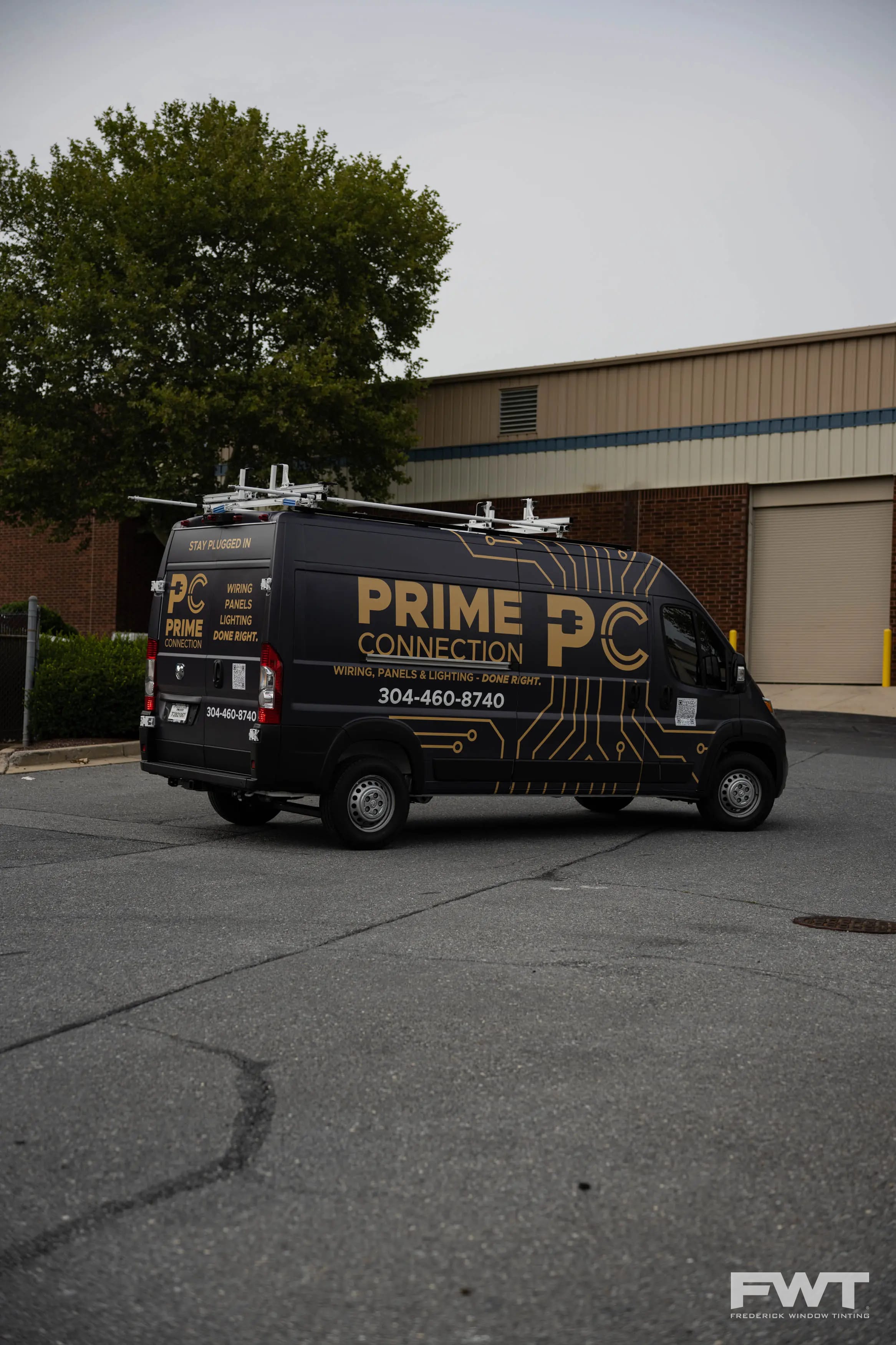 Full Vehicle Wraps, Prime Connection van wrap in Frederick, Maryland