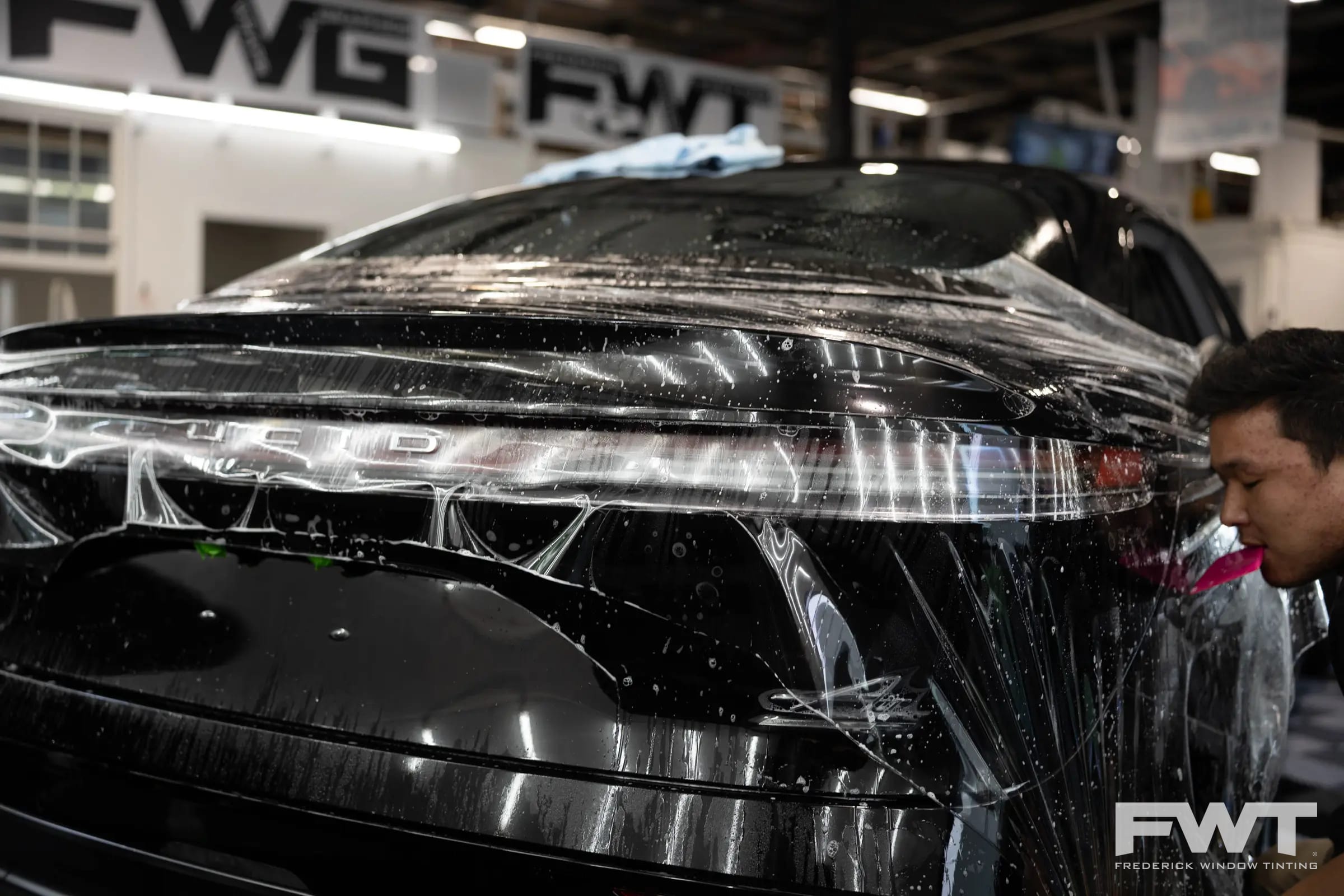 Paint Protection Film on a 2025 Lucid Air Grand Touring in Frederick, Maryland