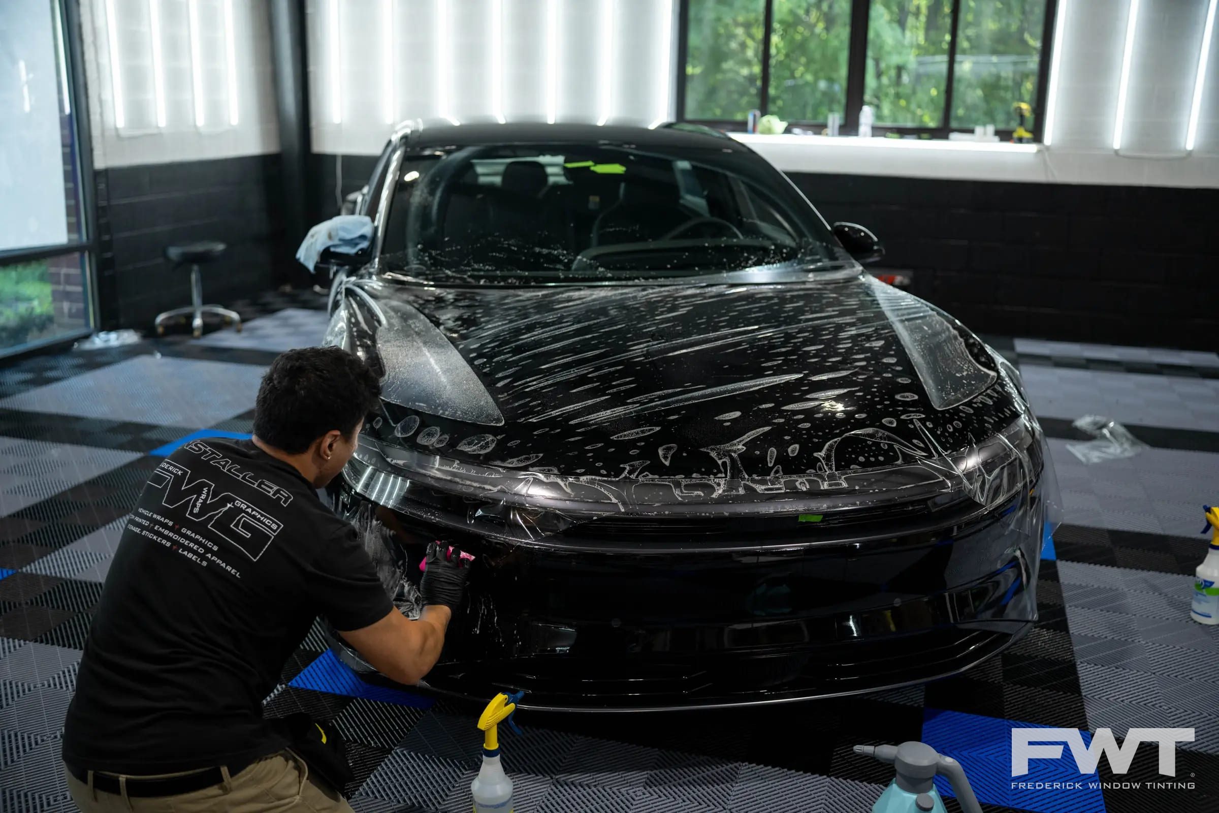 Paint Protection Film on a 2025 Lucid Air Grand Touring in Frederick, Maryland