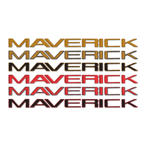 Ford Maverick Vinyl Inlay Tailgate  Letters | Trim Color Designs | '22-'25