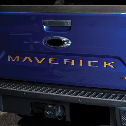 Ford Maverick Vinyl Inlay Tailgate  Letters | Trim Color Designs | '22-'25