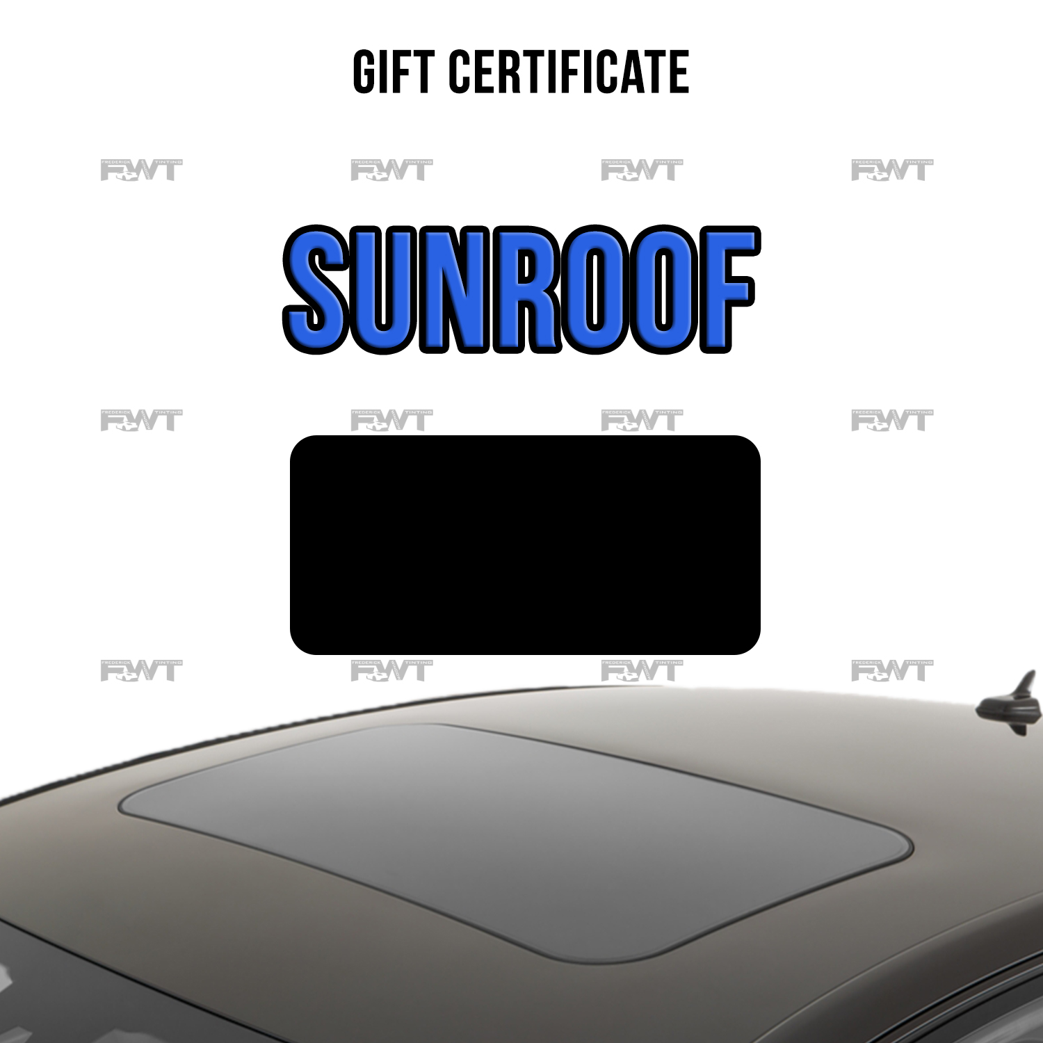 Single Sunroof - $160